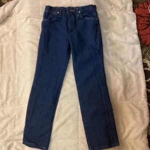 Wrangler  Mens Jeans 30X30 Dark Blue Cotton Denim Pants